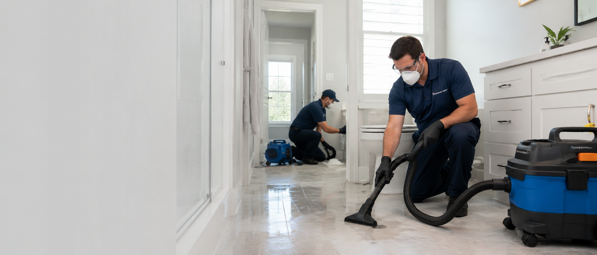 sewage backup cleanup