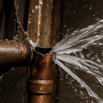 water leak
